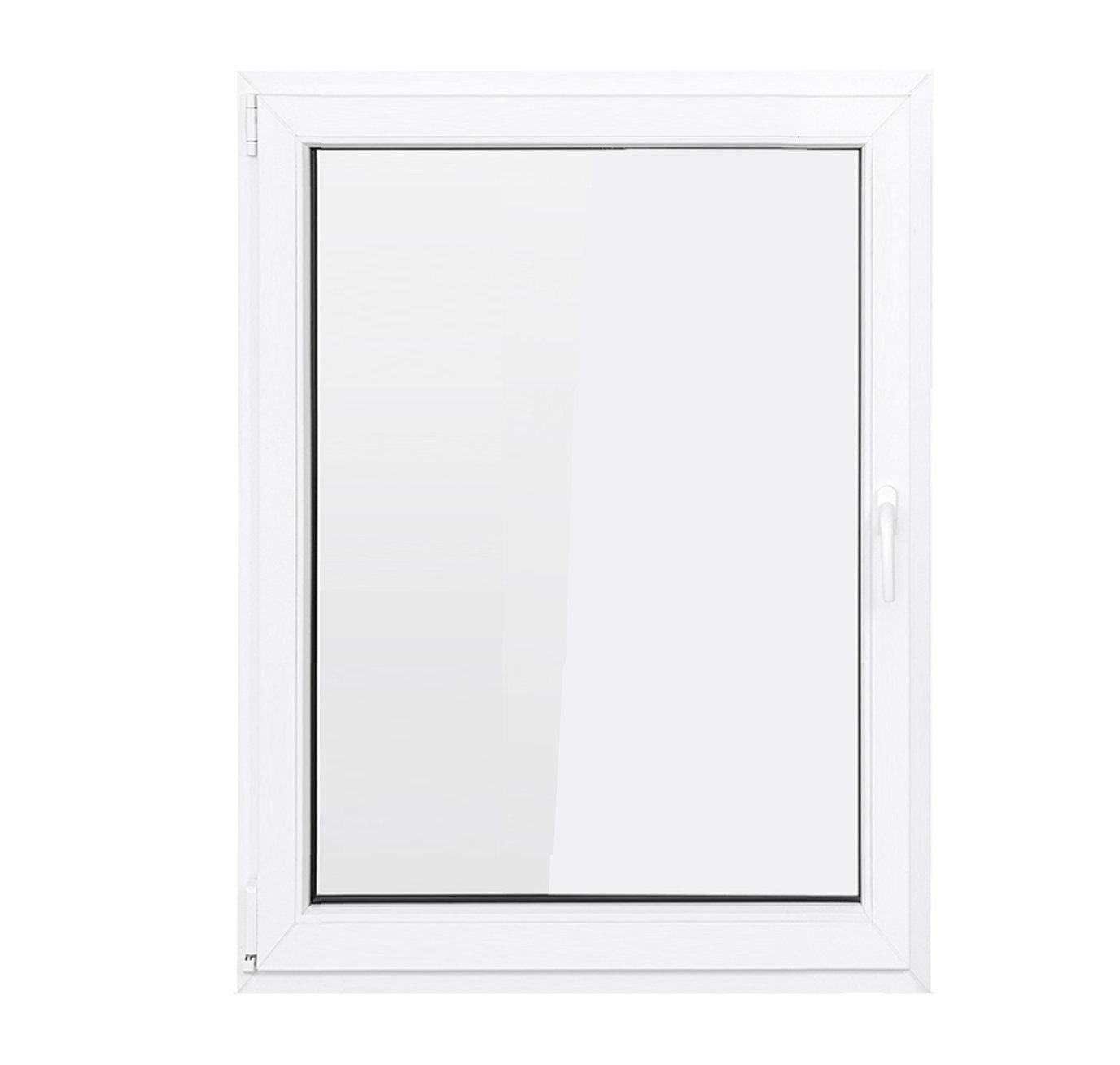 SN DECO GROUP Kellerfenster 1 Flügel 900x1200 Dreh-Kipp 2-fach Verglasung weiß 70 mm Profil, (Set), RC2 Sicherheitsbeschlag, Hochwertiges 5-Kammer-Profil