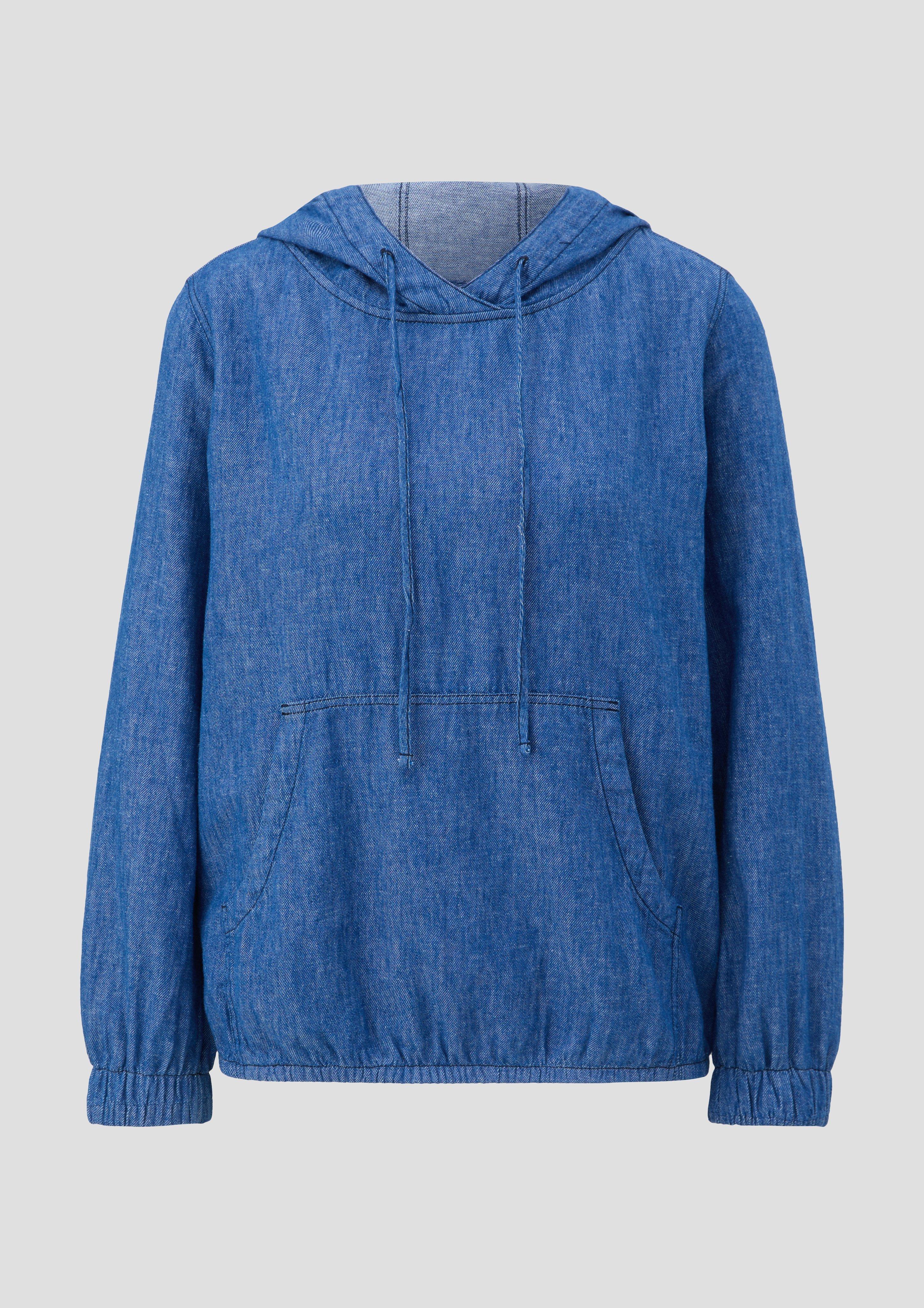 Blusen-Hoodie in Denim-Optik  2142316-58Y6