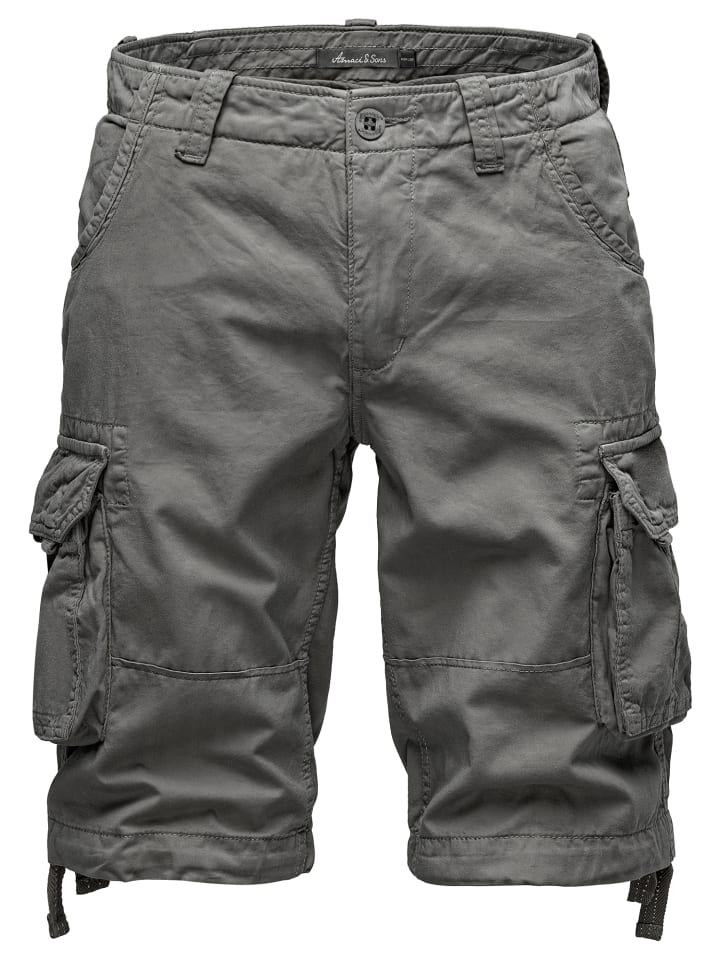 Amaci&Sons Cargoshorts CRYSTAL in Dunkelgrau günstig kaufen