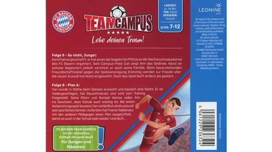 FC Bayern Team Campus (Fußball) (CD 3)