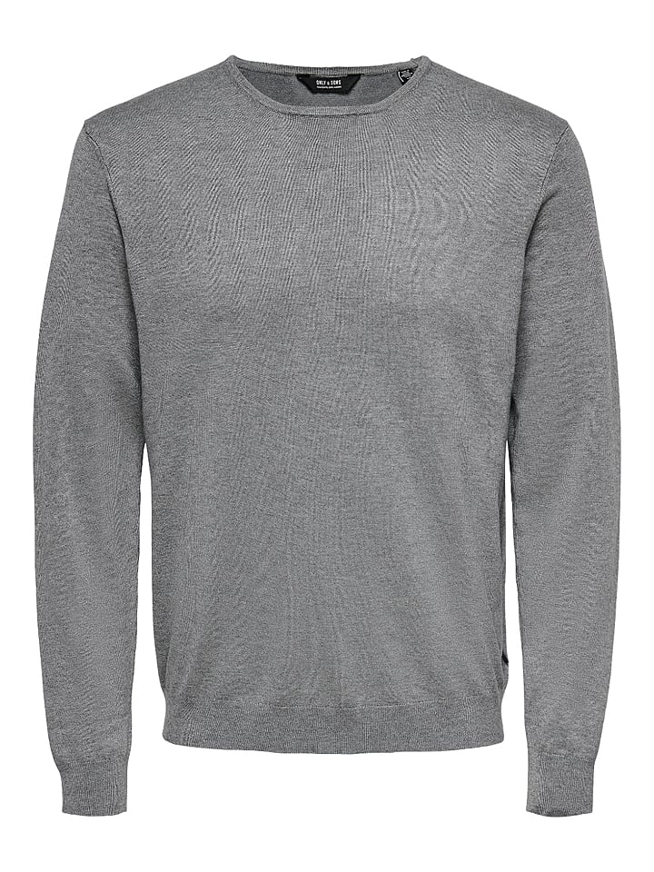 ONLY & SONS Pullover in Grau günstig kaufen