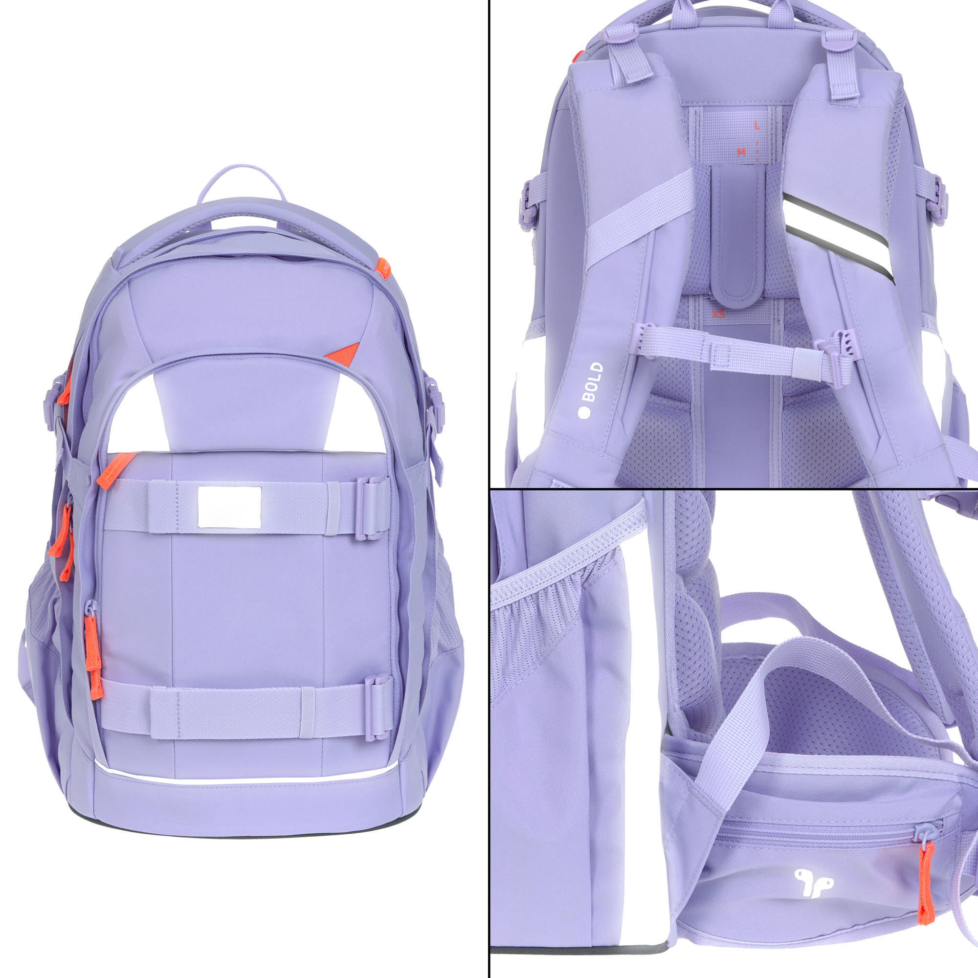 Schulrucksack - BOLD Origin, Lavendel