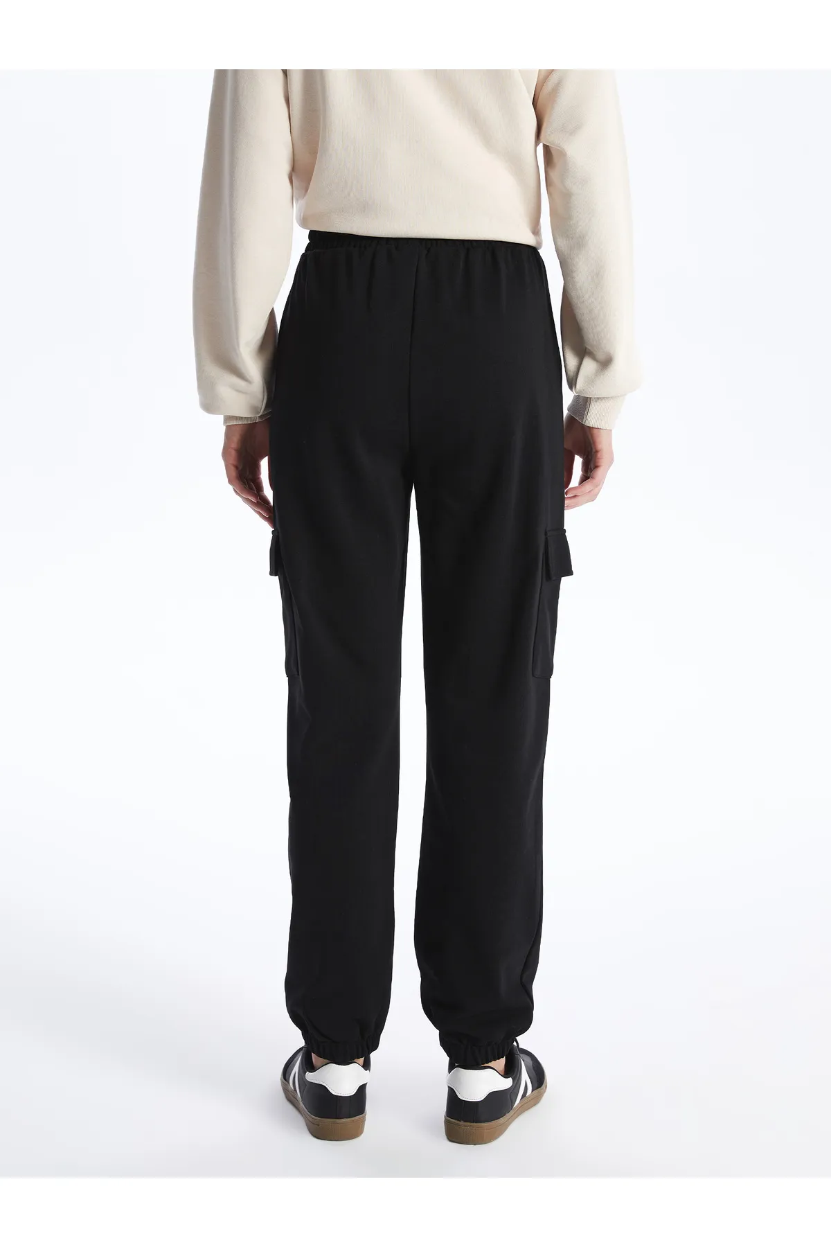 LC Waikiki  Einfarbige Jogger-Jogginghose für Damen mit elastischem Bund
