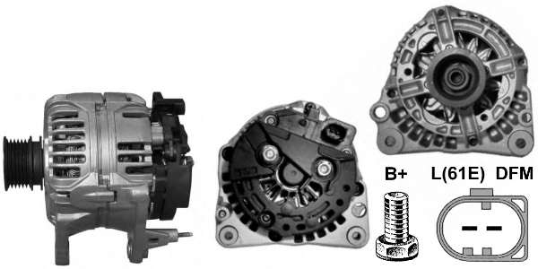 FRIESEN Lichtmaschine Seat, Skoda, VW 9041910 - ATU