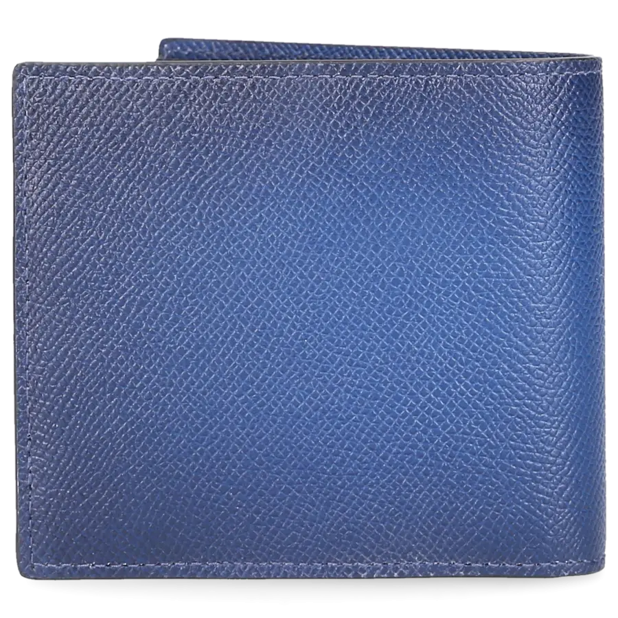 Santoni - Santoni Portemonnaie A2376 Kalbsleder blau - blau