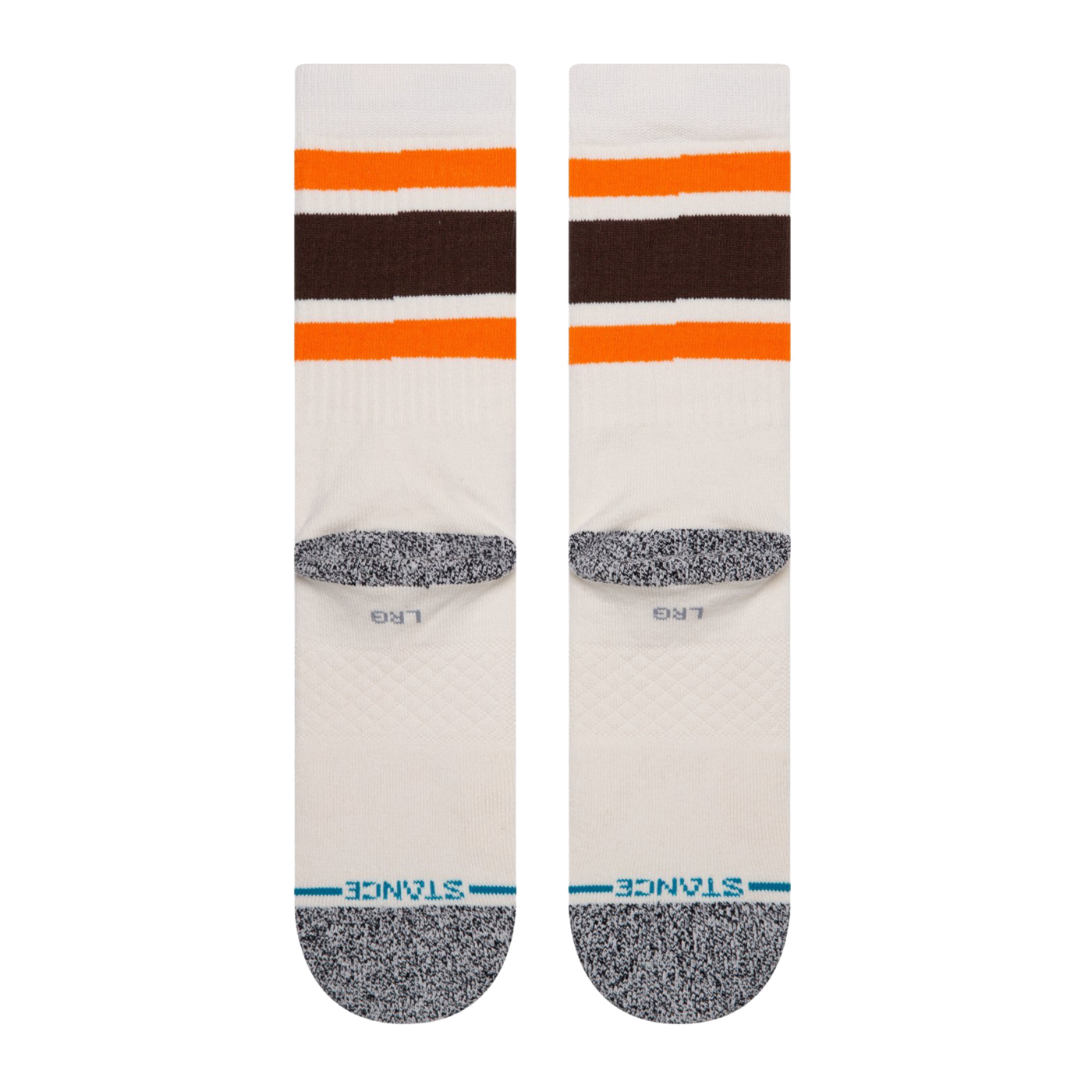 Stance Boyd Staple Crew Socks Socken Weiss Braun