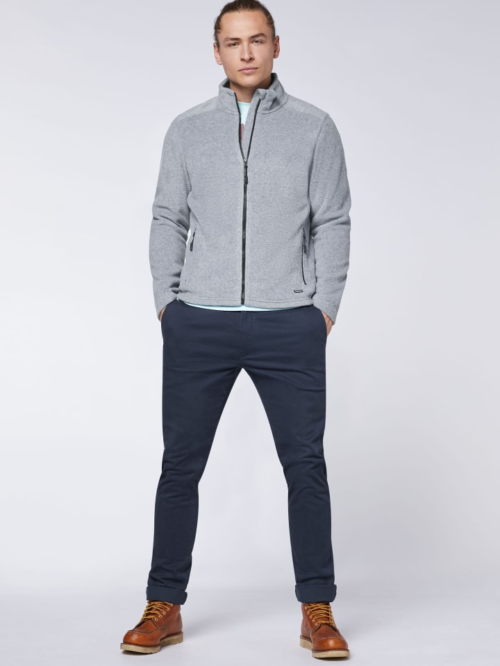 Chiemsee Fleece-Jacke in Grau günstig kaufen