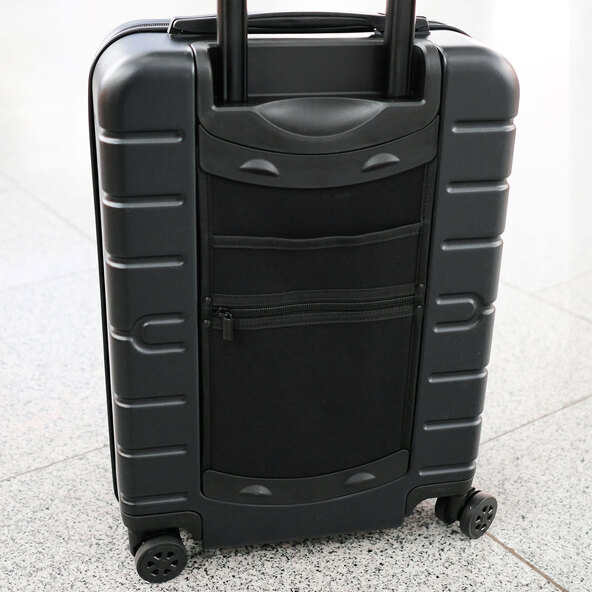 Reisetrolley-Set, 3-tlg., schwarz