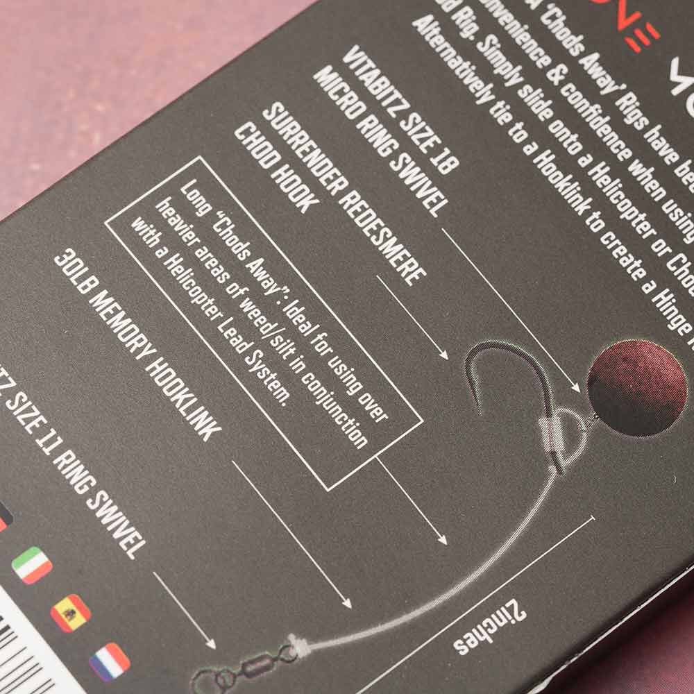Chod Rigs Meta Chods Away Long (x3)