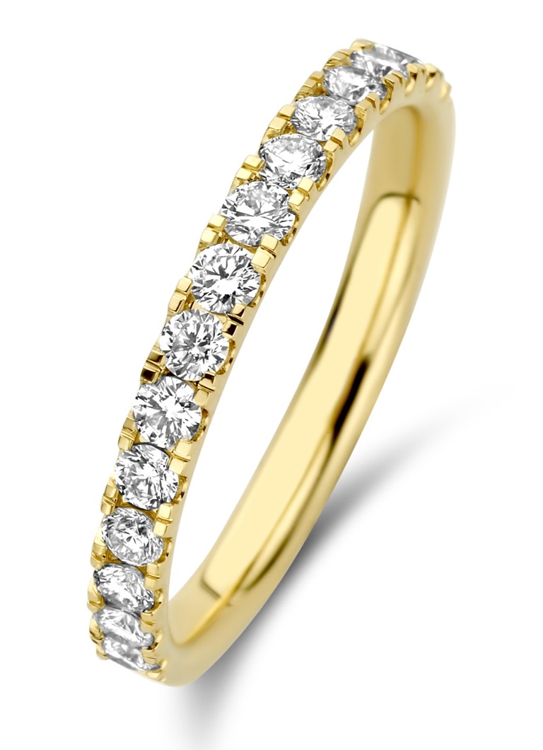 Diamond Point Yellow gold ring 0.52 ct diamond Wedding