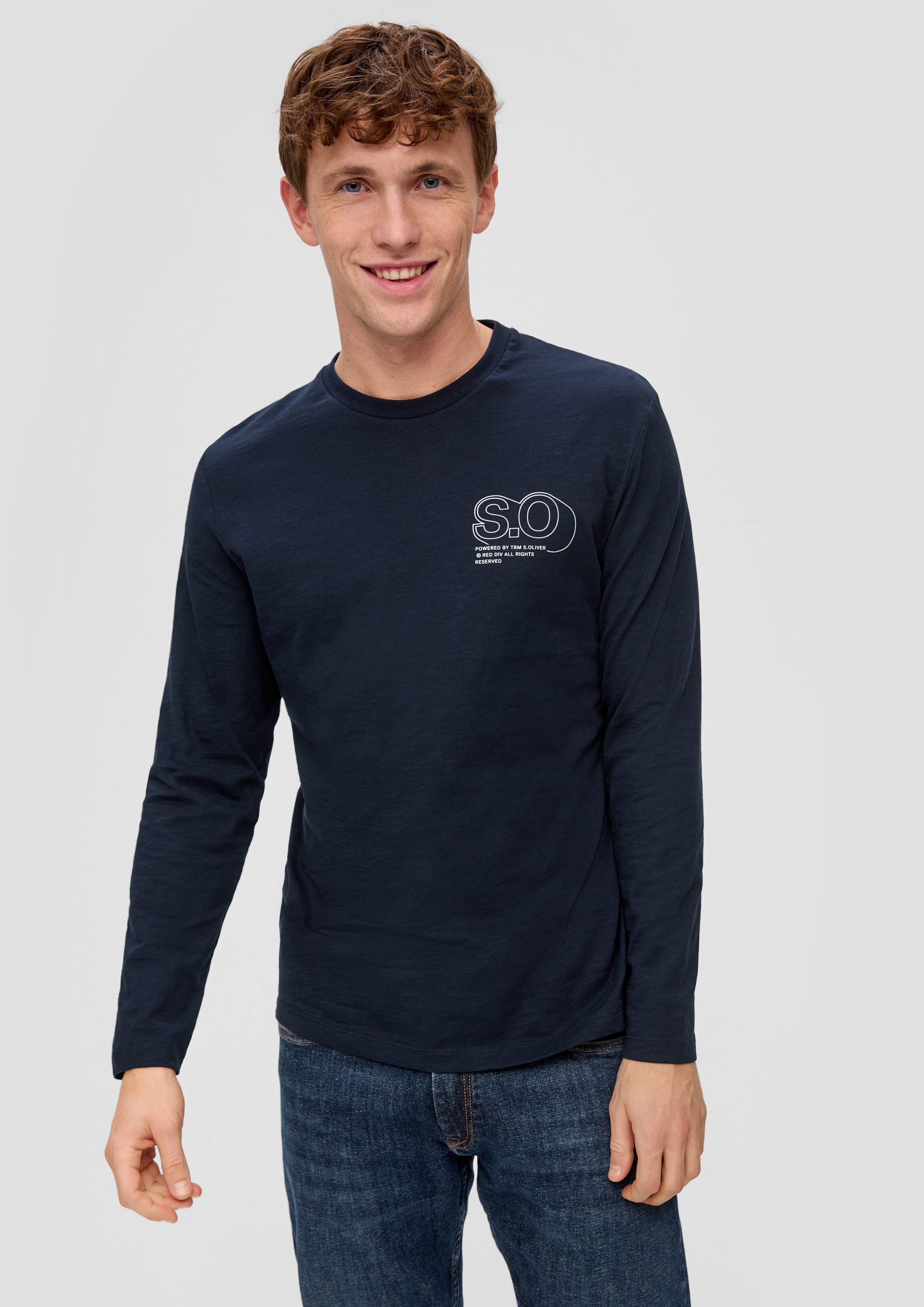 Langarmshirt mit Logo-Print  2145804-59D1