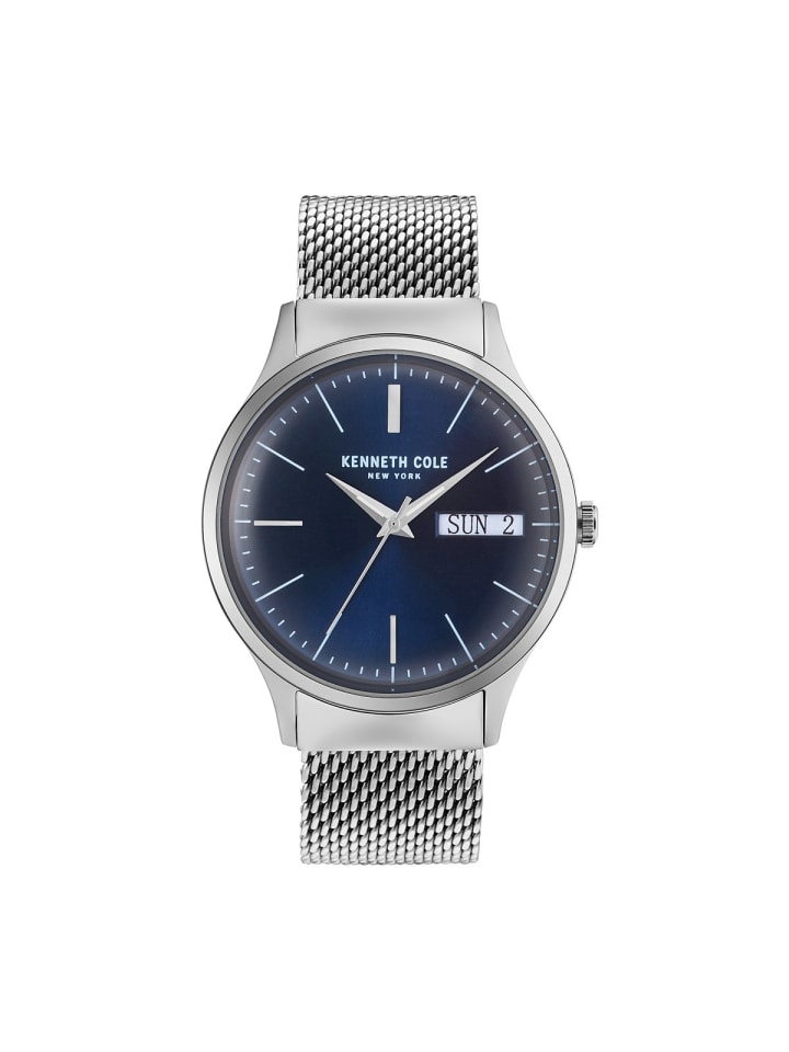 Kenneth Cole Quarzuhr KC50587001 in Silber günstig kaufen onesize