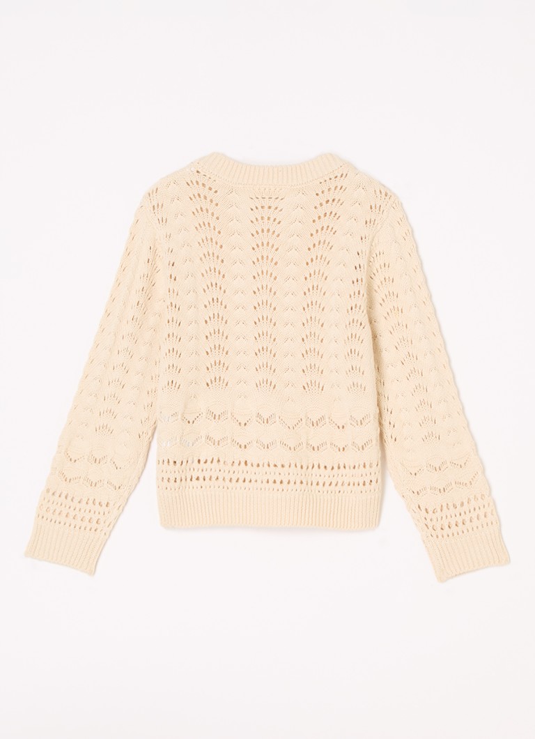 Pulover Lil' Atelier NMFLale din bumbac organic gros.