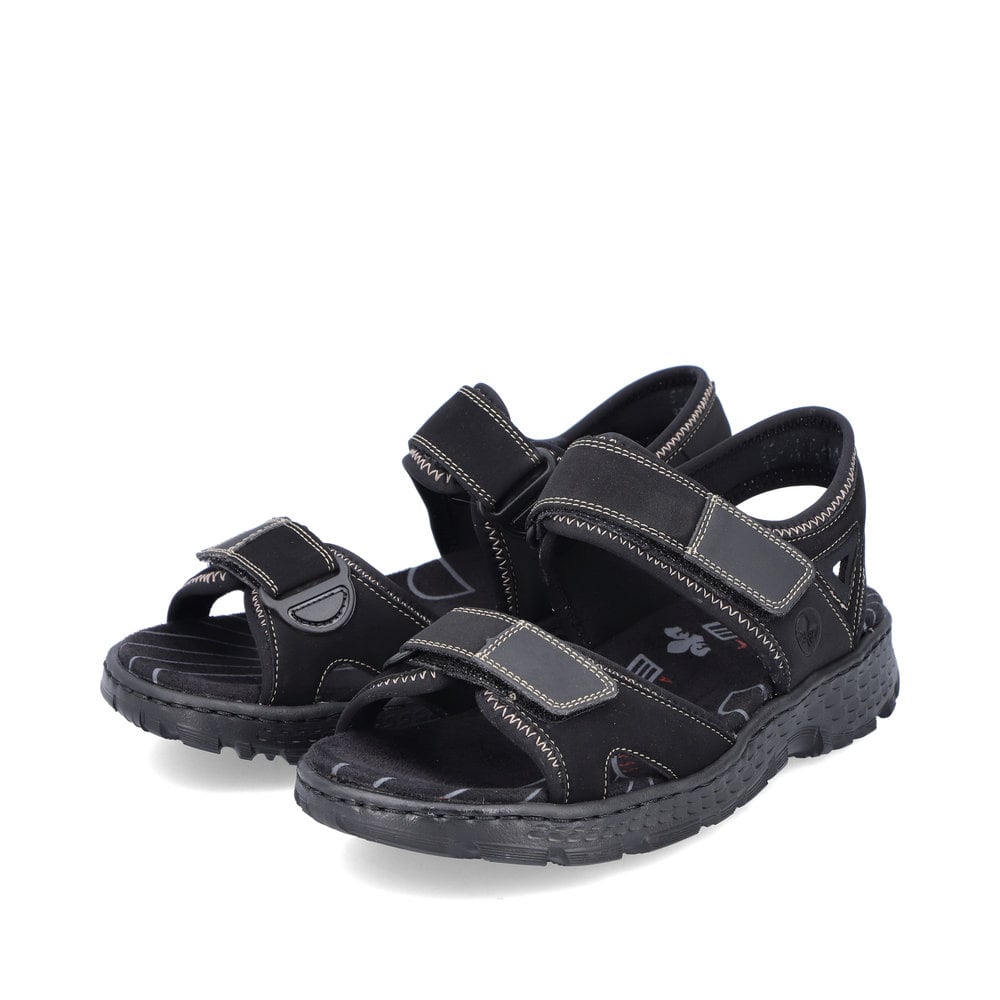 Rieker Damen Trekkingsandalen nachtschwarz