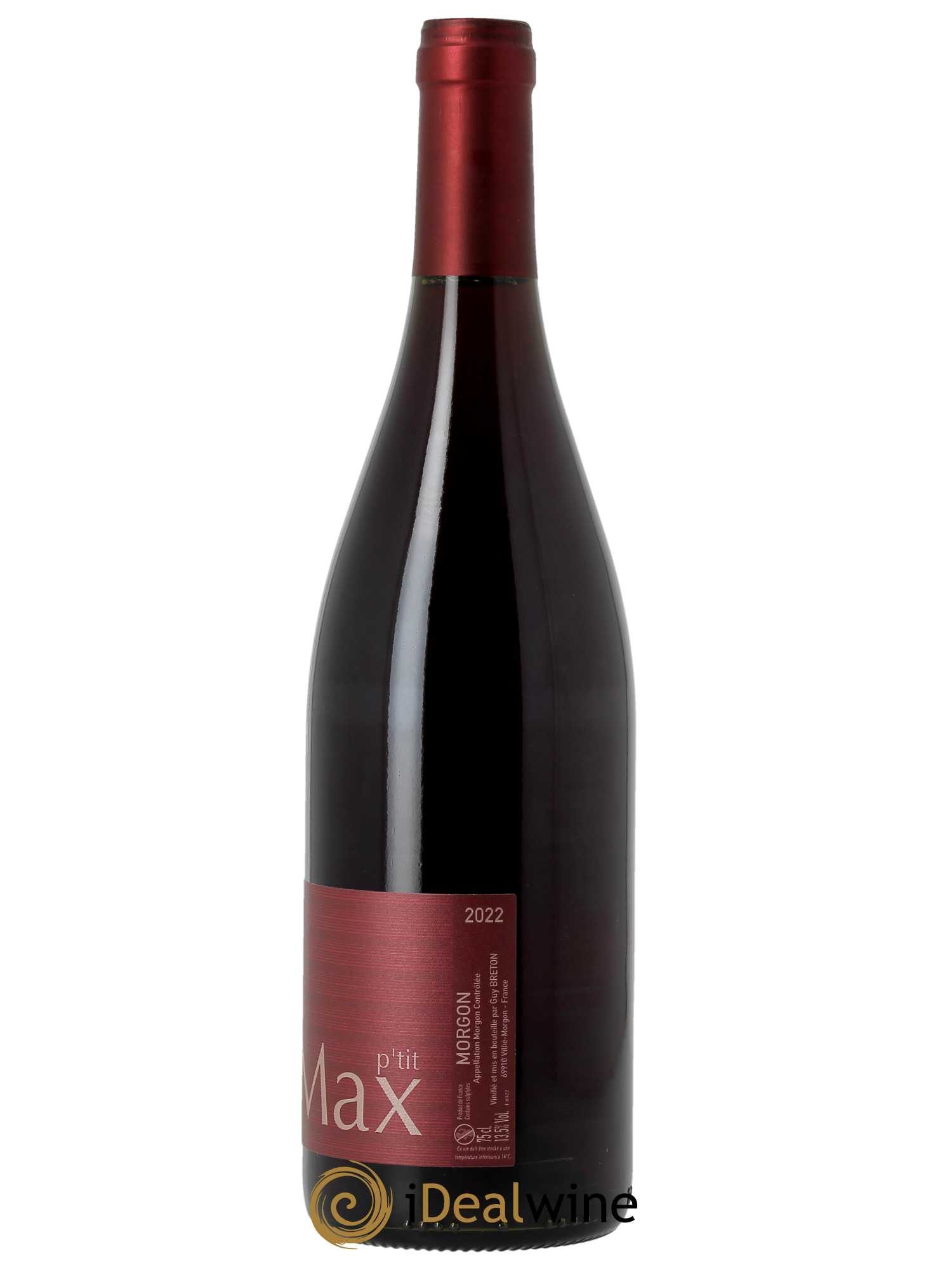 Morgon Ptit Max Guy Breton  2022 - Lot de 1 Bouteille
