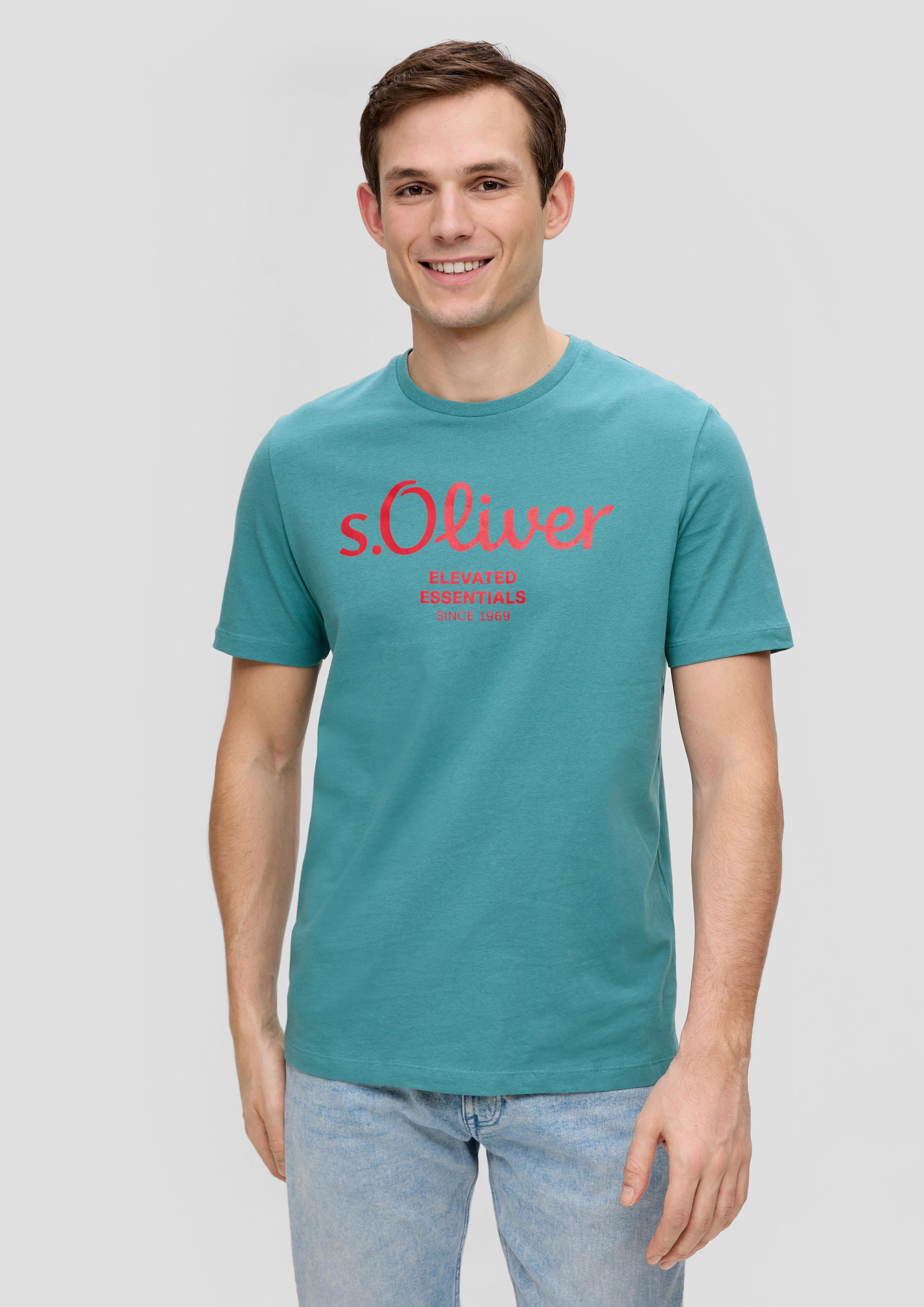 T-Shirt mit Label-Print  2139909-65D1