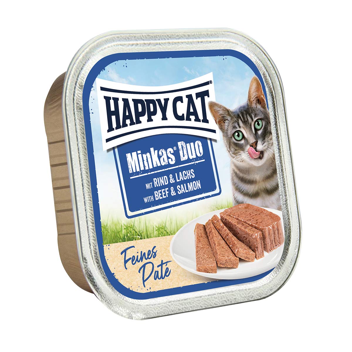 Happy Cat Minkas Duo Rind & Lachs Paté kaufen bei ZooRoyal