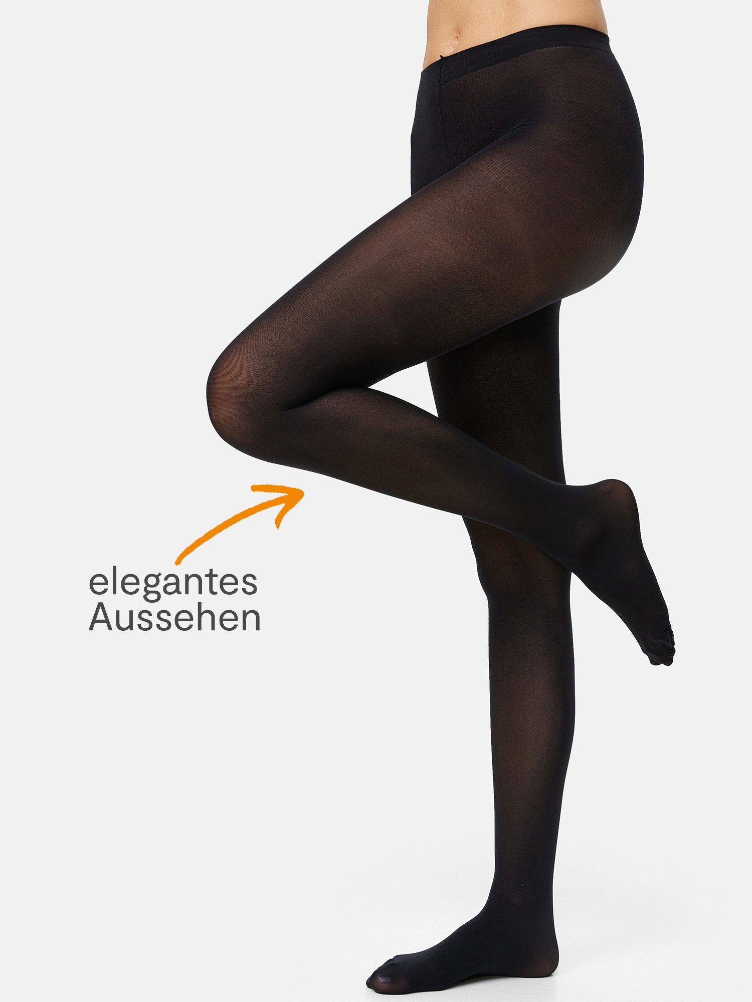 Nur Die Feinstrumpfhose Blickdicht 40 DEN Damen (1er/3er/6er/9er Pack 1 St) nylon blickdicht opaque Fein-strumpfhose frauen multi-pack elastikbund