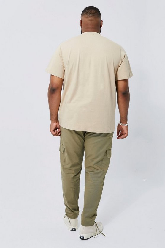 Plus geprägtes Roman Man T-Shirt