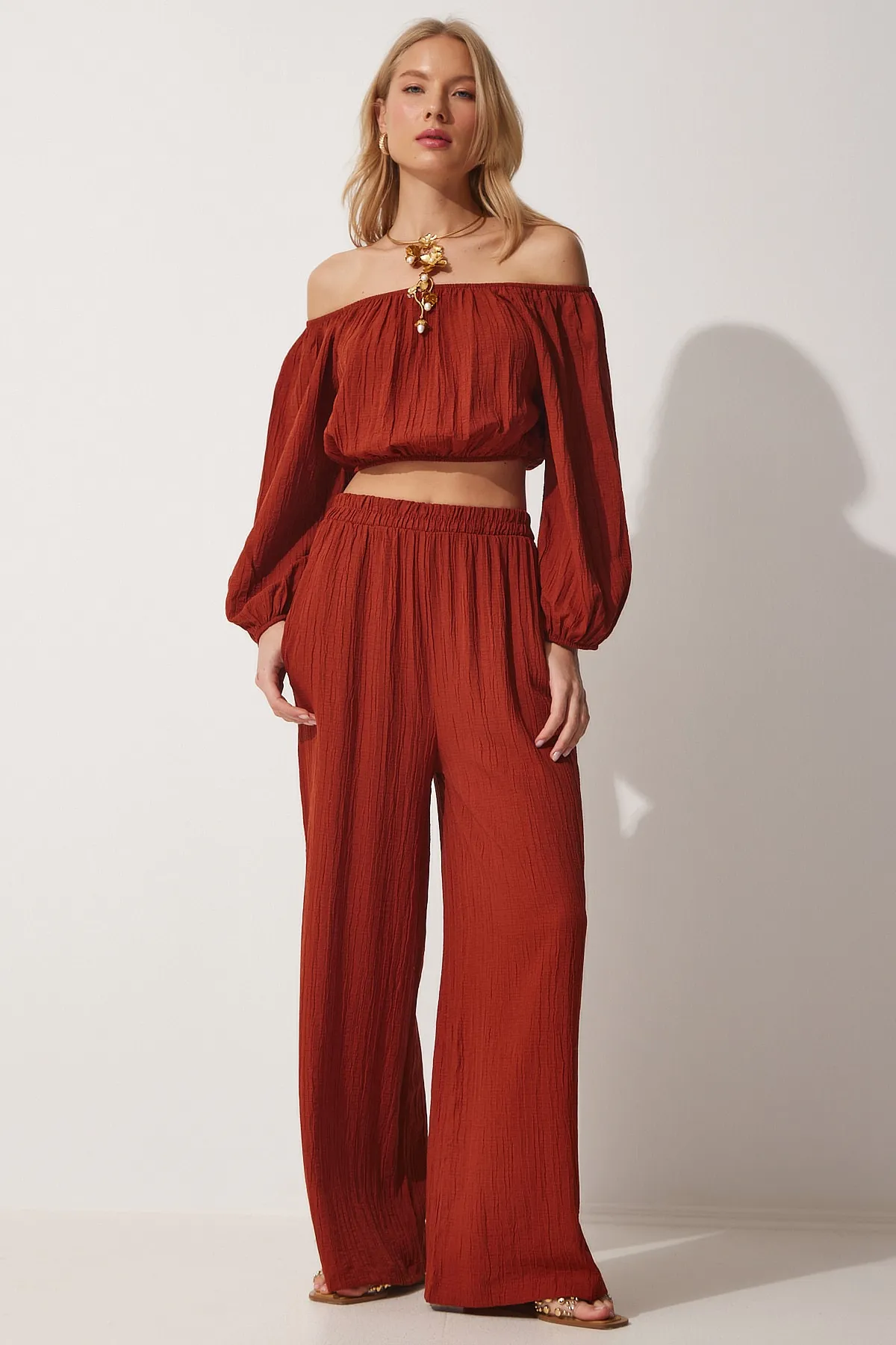 Happiness İstanbul  Zweiteiler - Orange - Regular Fit