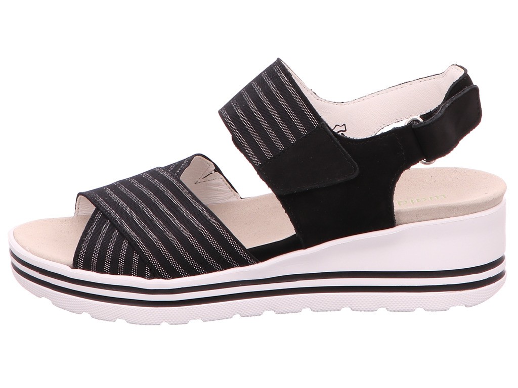 WALDLÄUFER Komfort Sandalen schwarz H-Michelle