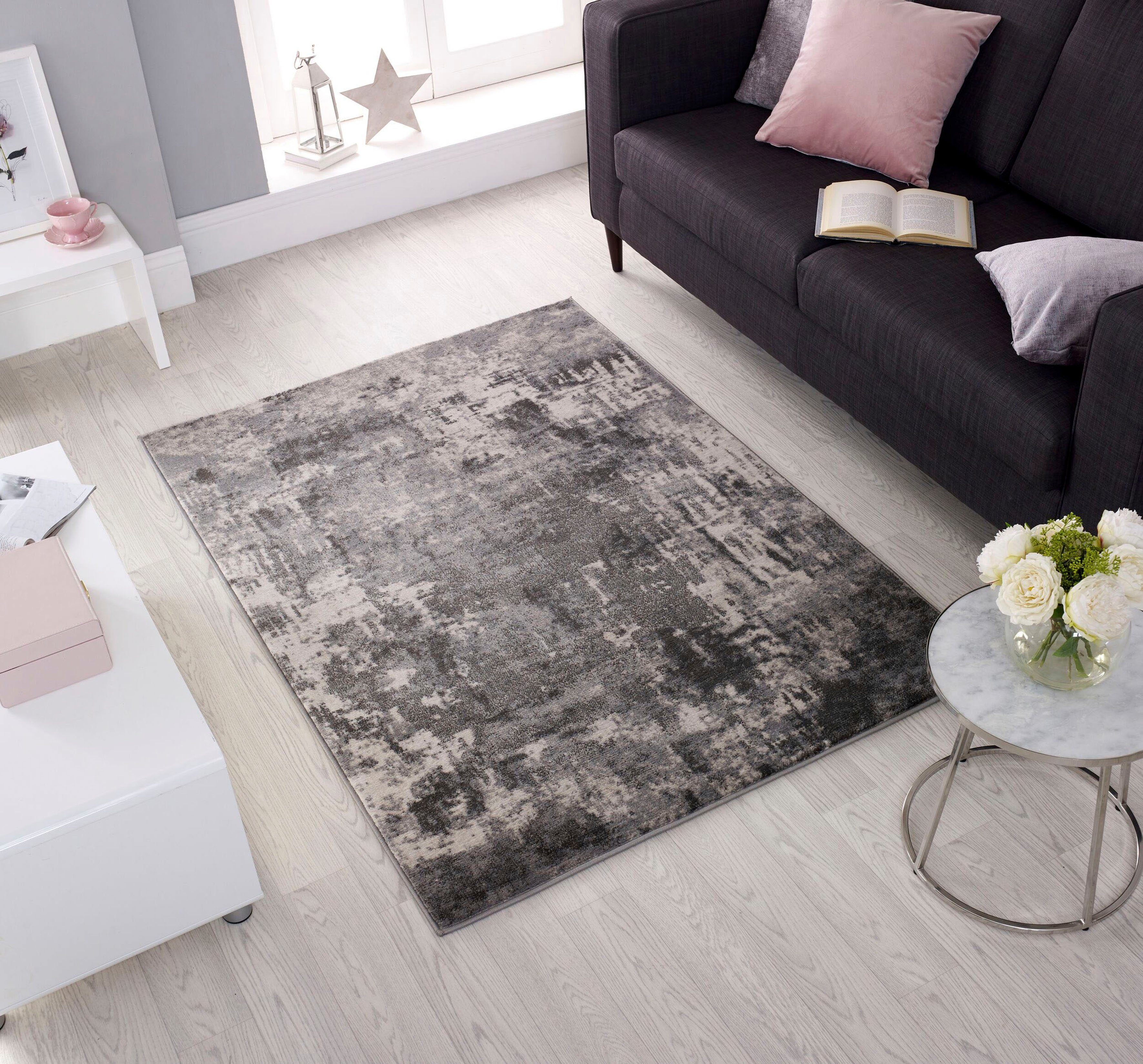 Teppich Wonderlust, FLAIR RUGS, rechteckig, Höhe: 10 mm, fußbodenheizungsgeeignet, mehrfarbig, Vintage Design, Abstrakt