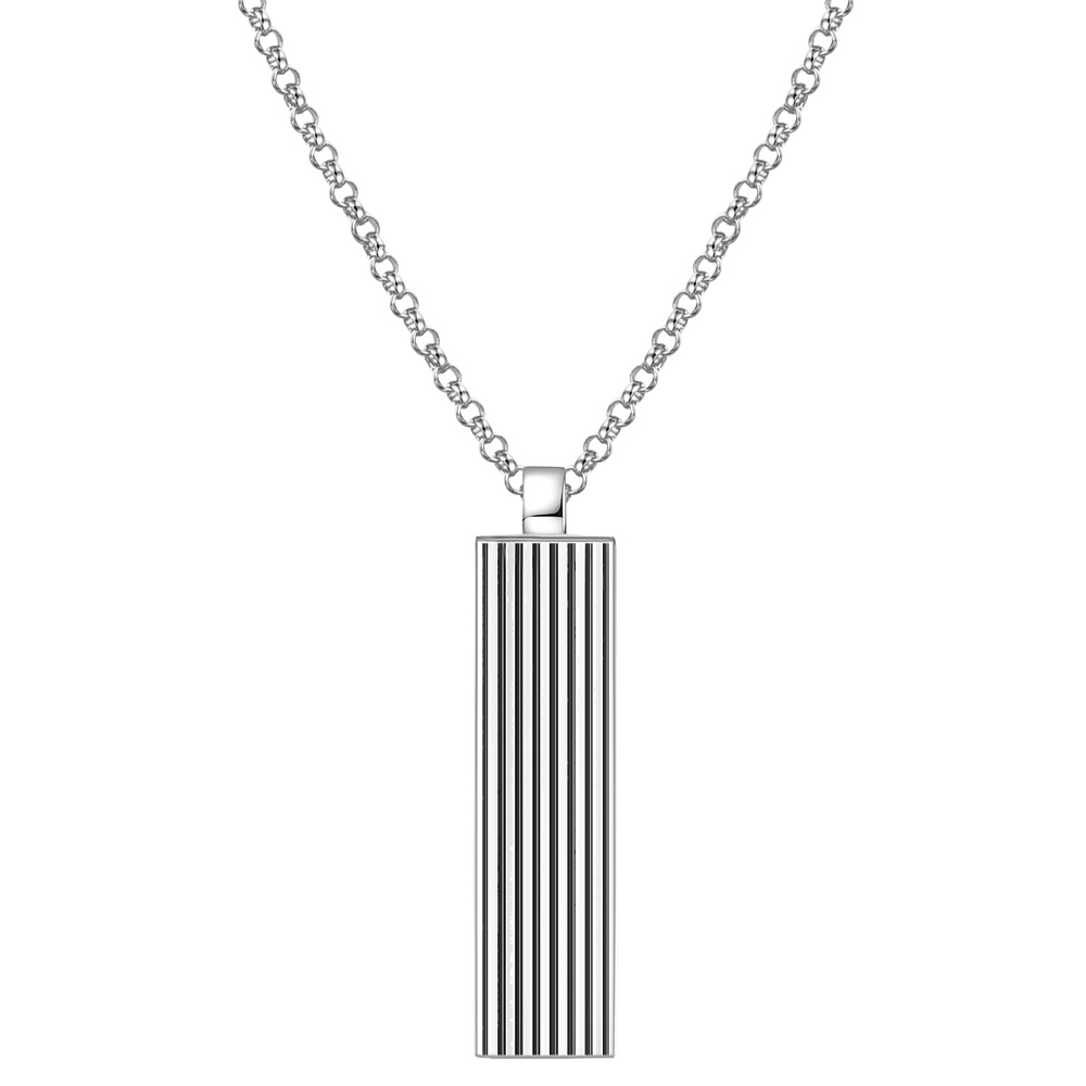 Männerglanz Collier en argent Argent sterling Agate en Argent collier