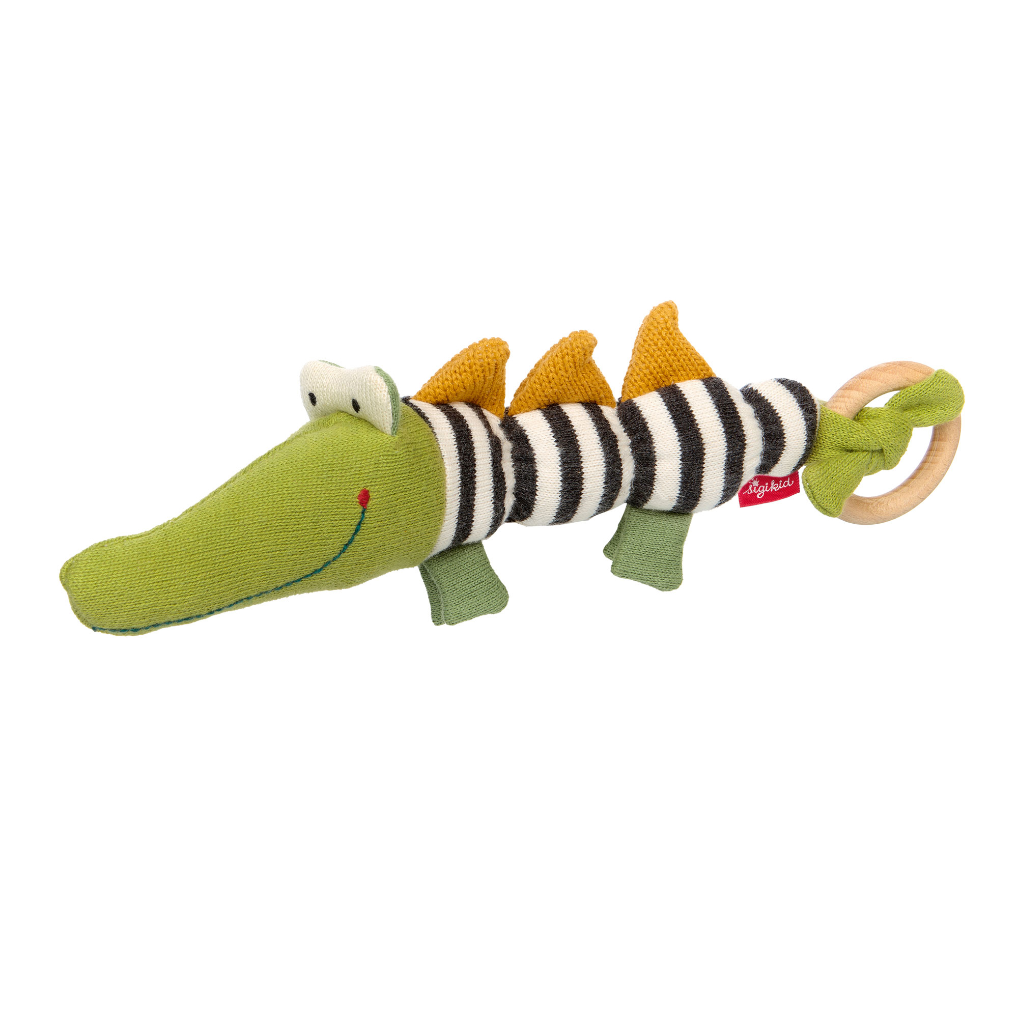 Baby Strick Greifling Krokodil