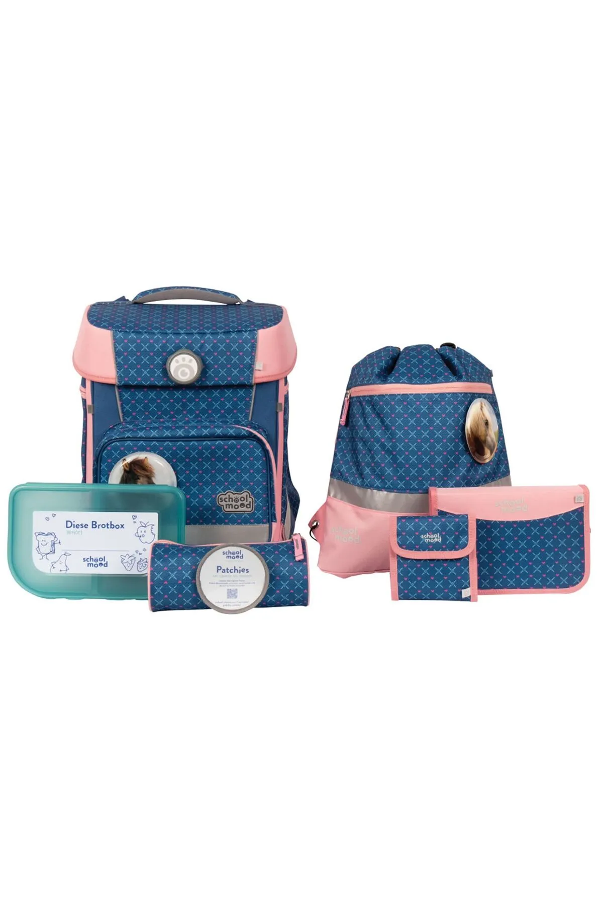 School Mood  Schulrucksack - Lila - Unifarben