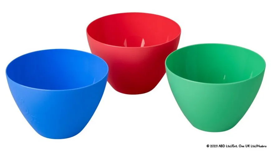 Dr.Oetker Schüssel-Set Peppa rot, grün, blau