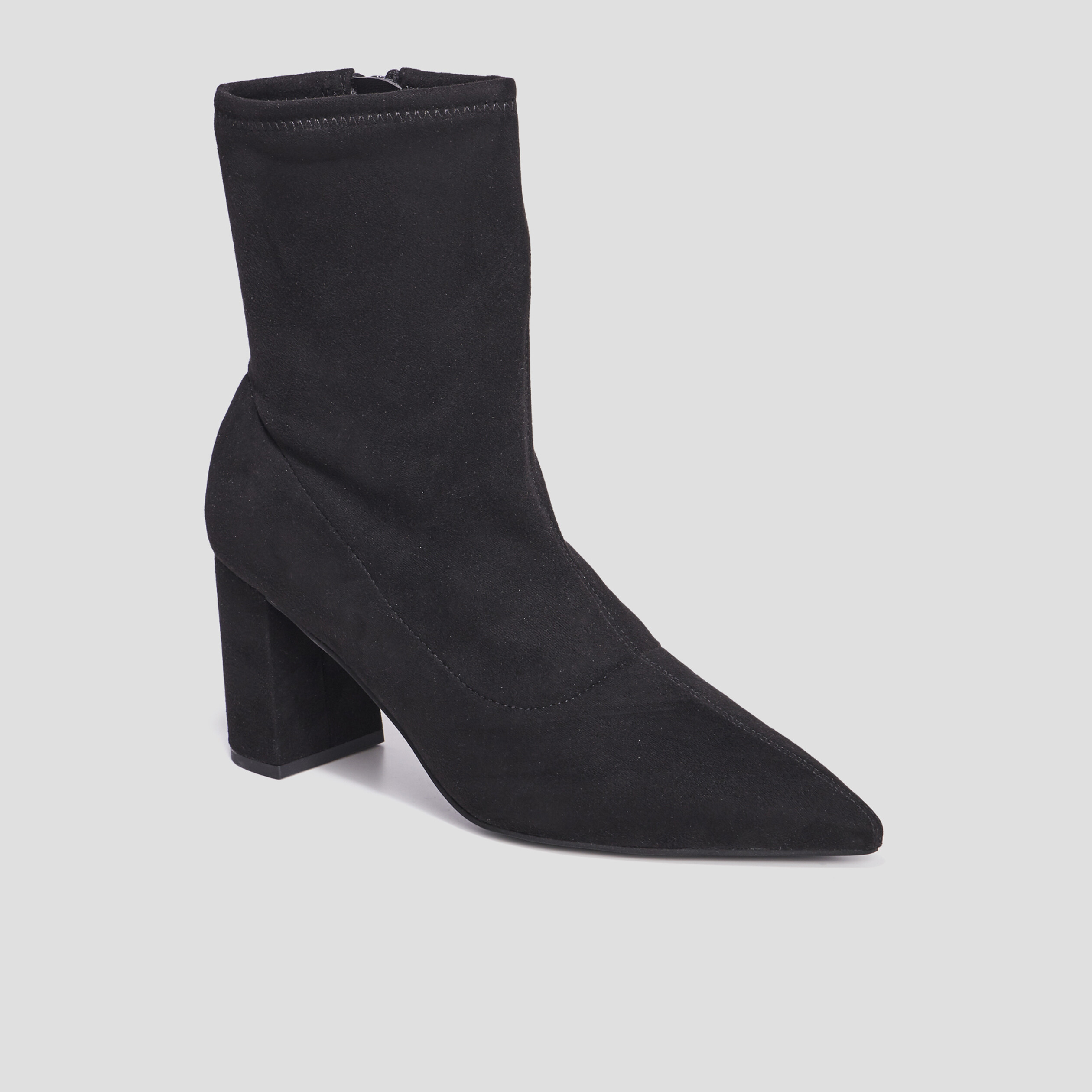 Bottines à talons bouts pointus noir femme | La Halle