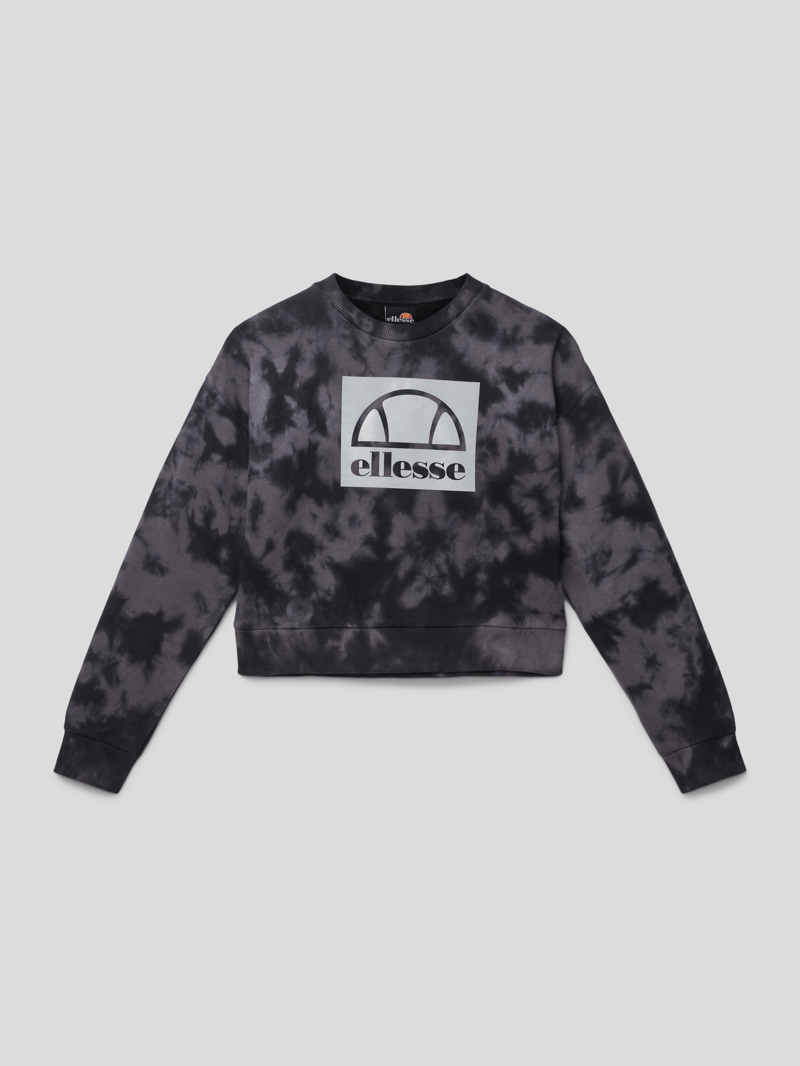 Sweatshirt mit Logo-Print Modell 'Danzara' in schwarz