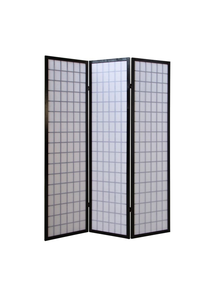 Homestyle4u 3-tlg. Paravent in Schwarz 132x175 günstig kaufen onesize