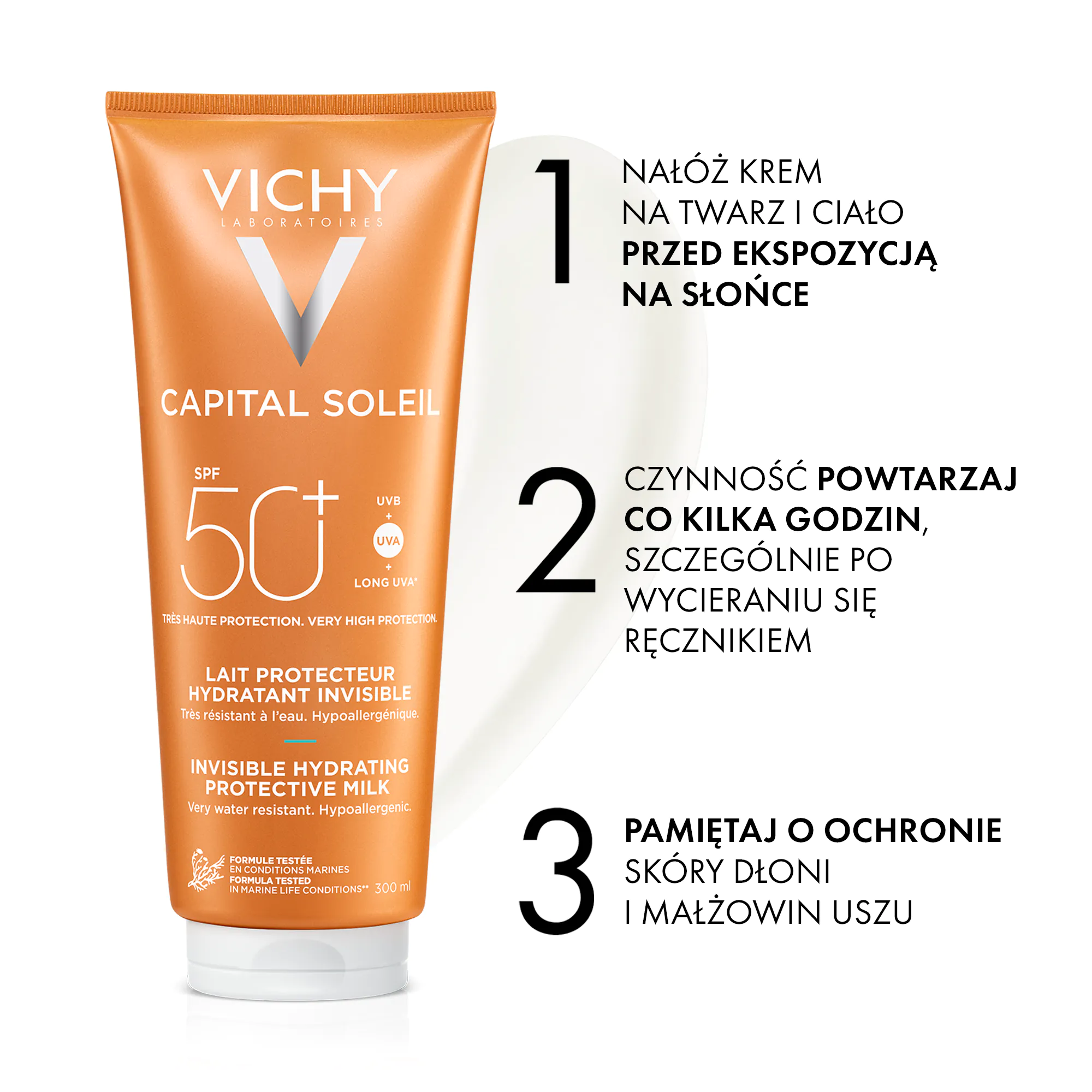 Vichy Capital Soleil hidratantno zaštitno mlijeko za tijelo SPF50+
