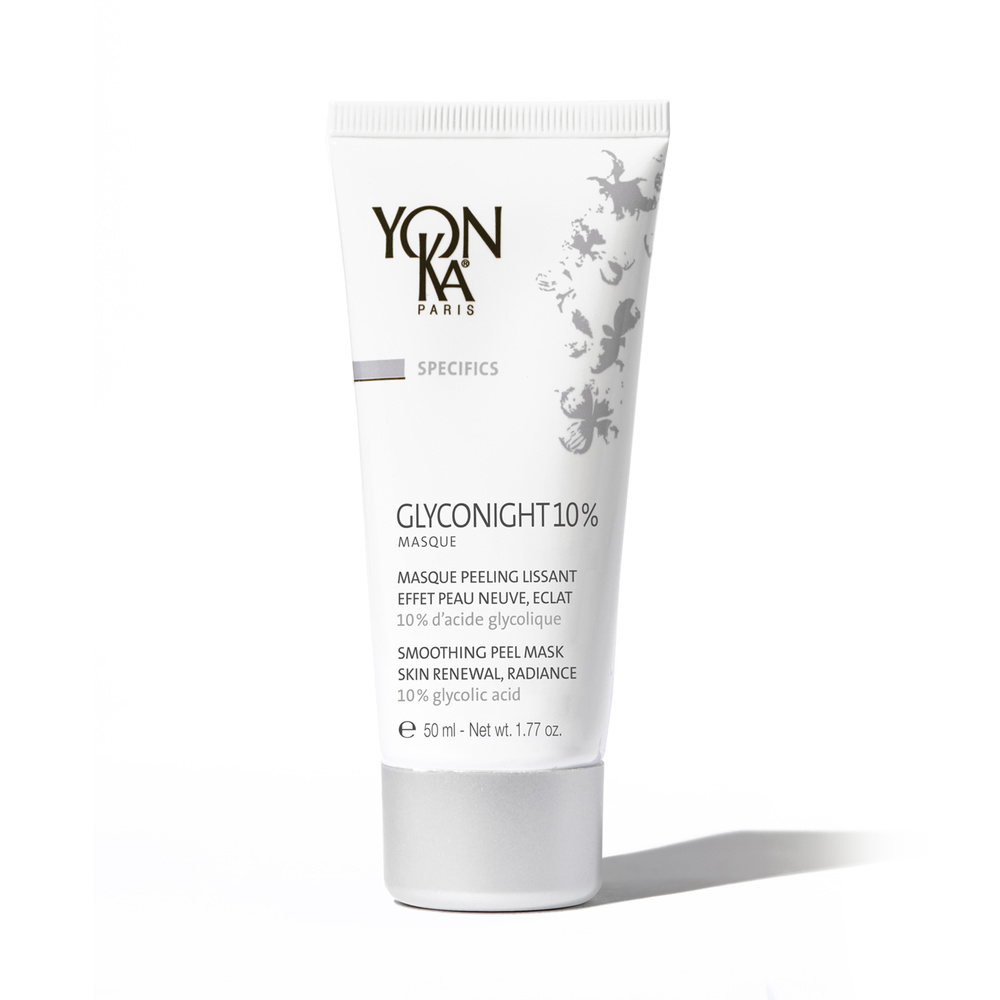 Yon-Ka GLICONIGHT 10%MASQUE masque peeling lissant, effet peu neuve, éclat