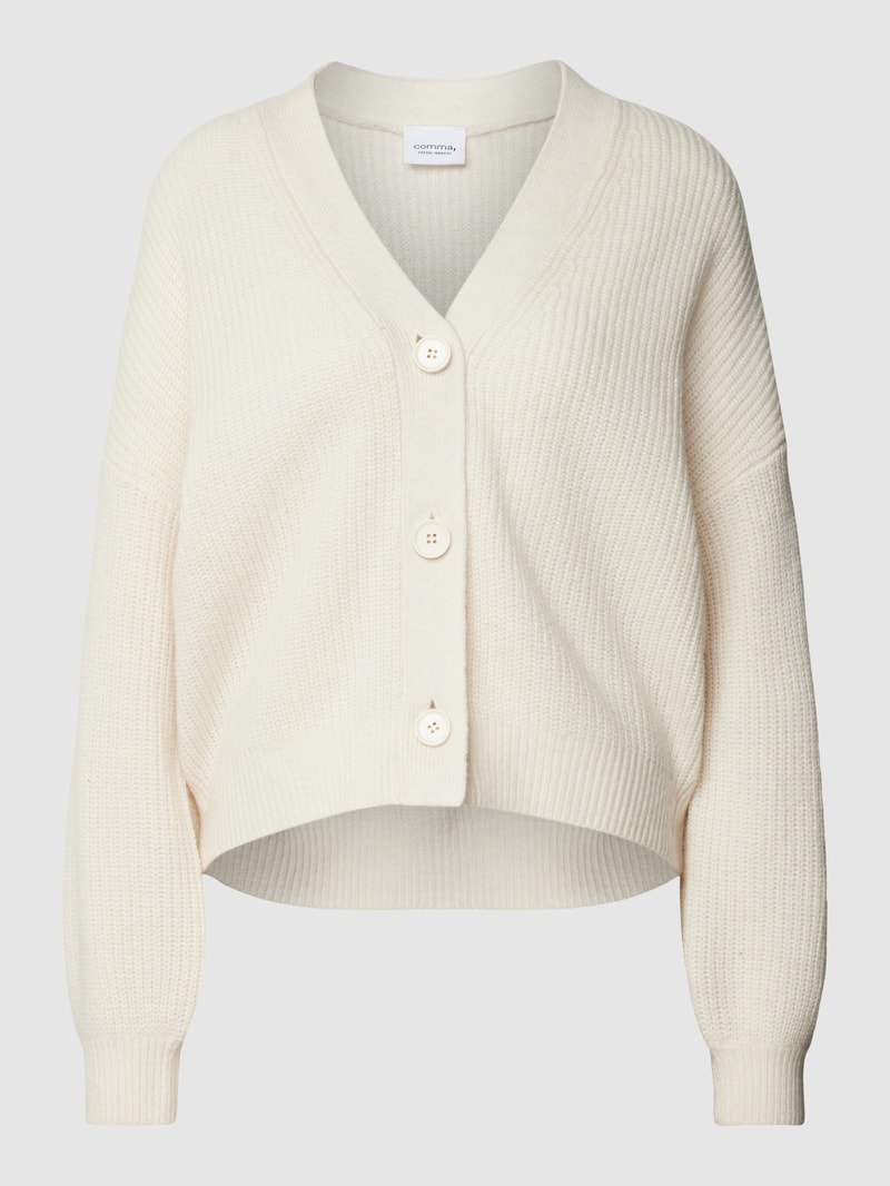 Cardigan mit Knopfleiste in beige