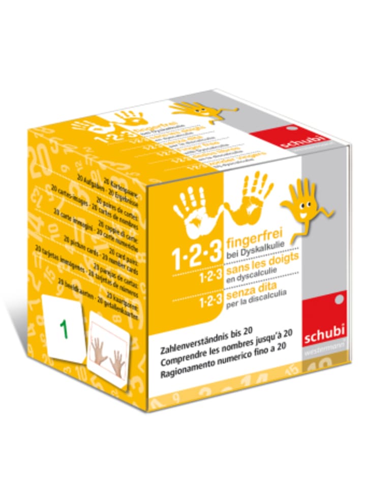 Niekao Lernwelten Papeterie/PBS - 1-2-3 fingerfrei bei Dyskalkulie 1 günstig kaufen onesize