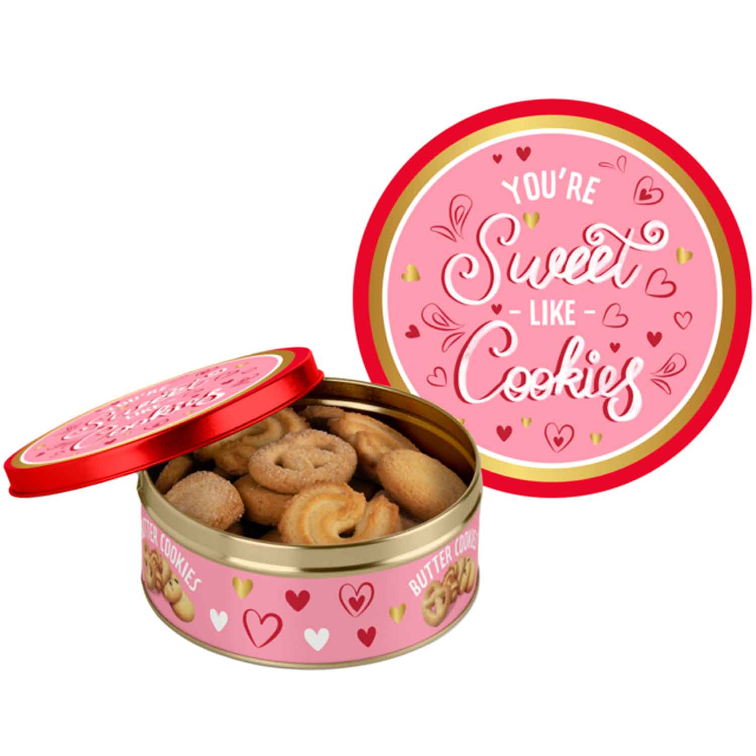 Becky's Butter Cookies 'You're as Sweet as Cookies' Tin 114g