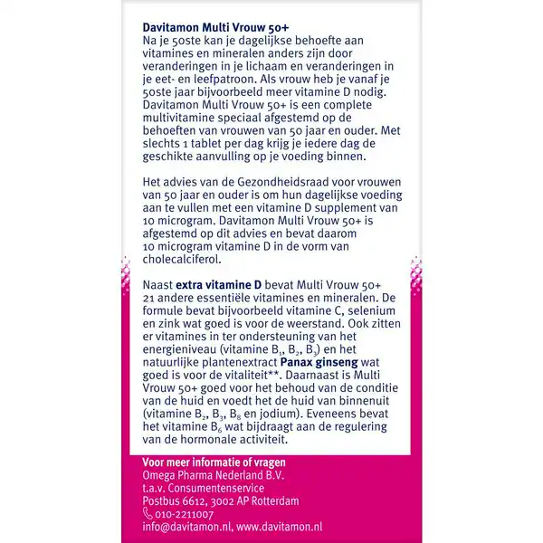 Davitamon Multi Women 50 Tablets 60 pieces
