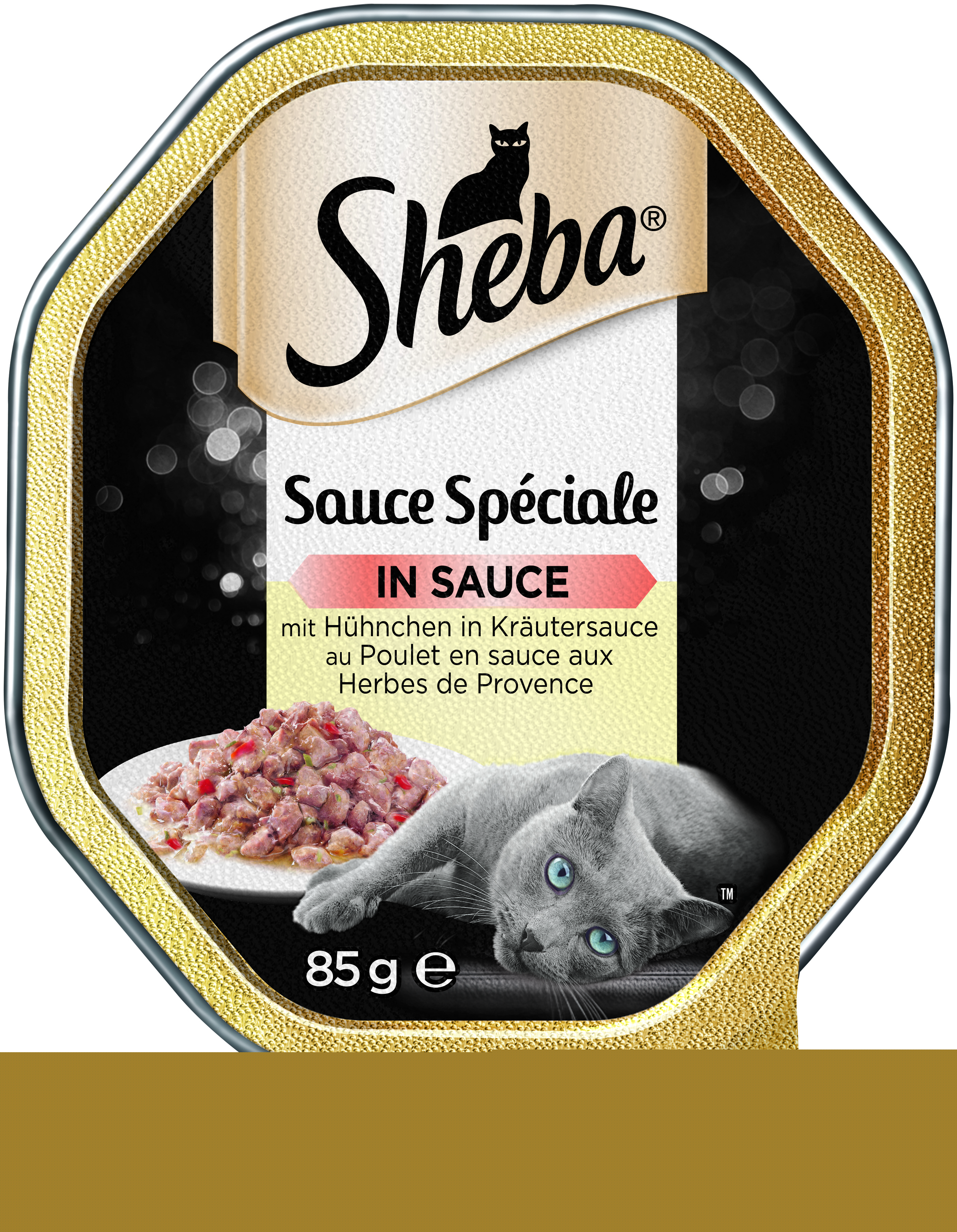 Sheba Nassfutter Sheba Sauce Spéciale 22x85g Huhn, in Kräutersauce