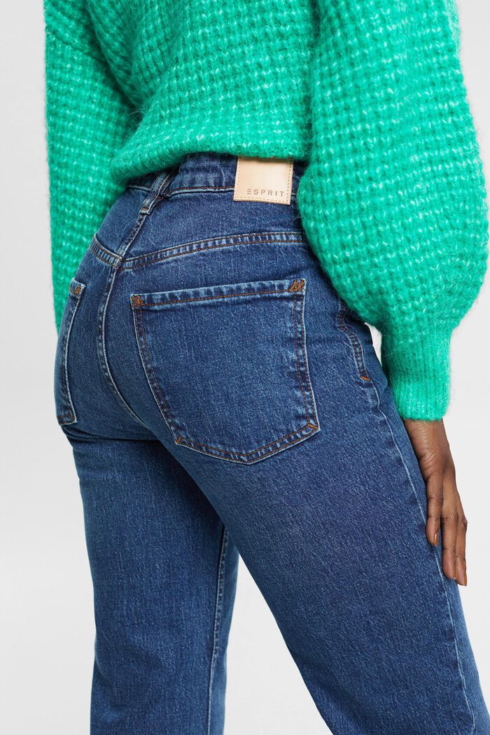 High-Rise-Stretchjeans mit geradem Bein