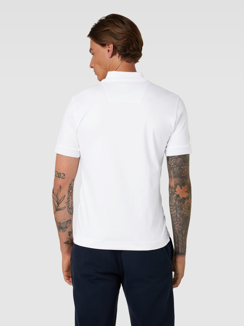 Poloshirt aus Baumwolle - Porsche X Boss Collection in weiß