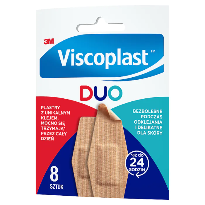 Viscoplast Duo, conjunto de pensos adesivos, 2 tamanhos