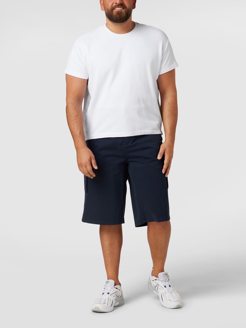 PLUS SIZE Cargoshorts mit Pattentaschen in marineblau