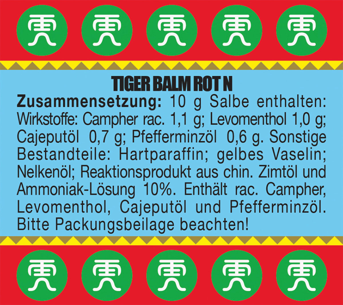 Original Tiger Balm rot N, 19,4 g