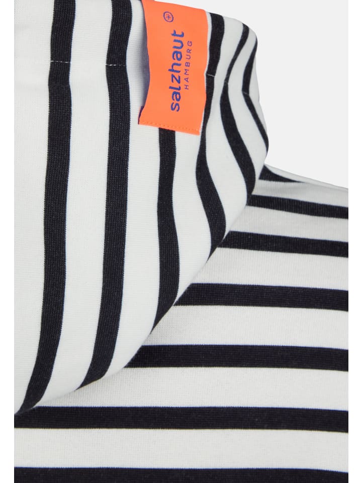 Salzhaut Hoodie TIUTEN in Navy Offwhite günstig kaufen