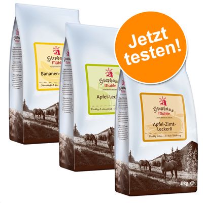 Gemischtes Paket Stephans Mühle Pferdeleckerlis 3 x 1 kg