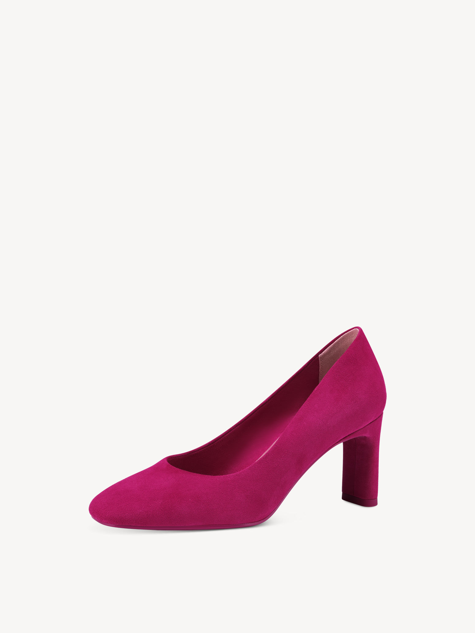Escarpin en cuir - rose fuchsia