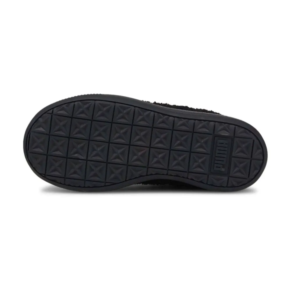 PUMA Suede Mayu Slip on Teddy 384887 01 / schwarz