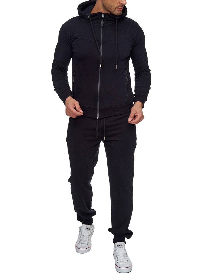 RESLAD Trainingsanzug Basic Set in schwarz günstig kaufen